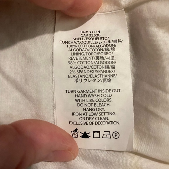 Armani Exchange spaghetti strap, heart shape, corset style with heart shape top. - Picture 4 of 7